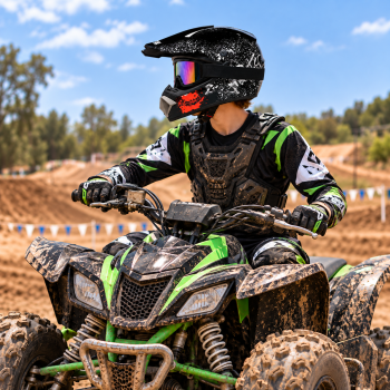 Kask Na Rower, Hulajnoga, BMX, Quad Ful Face Rozmiar S + Google Gratis..