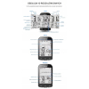 Licznik rowerowy bezprzewodowy Aplik. ANT+GPS Cycplus M1 V2.0