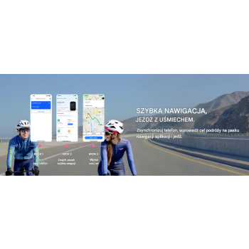 Licznik Rowerowy GEOID CC700 Komputer GPS z Kolorową Nawigacją WiFi Aplikacja