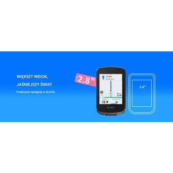 Licznik Rowerowy GEOID CC700 Komputer GPS z Kolorową Nawigacją WiFi Aplikacja