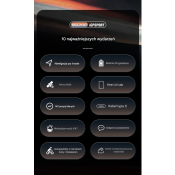 Licznik Komputer rowerowy GPS nawigacja iGPSport BSC200