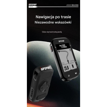 Licznik Komputer rowerowy GPS nawigacja iGPSport BSC200