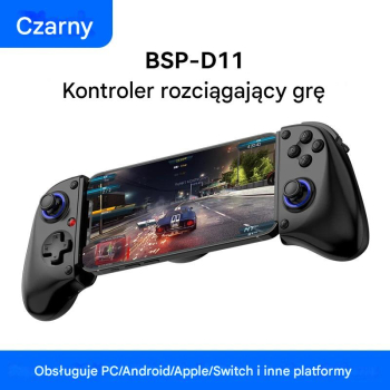 Pad Kontroler Bluetooth Telefon, PC, Android & iOS Uchwyt na Telefon