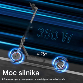 Hulajnoga Elektryczna iScooter i9, Silnik 350W Akumulator 7,5Ah
