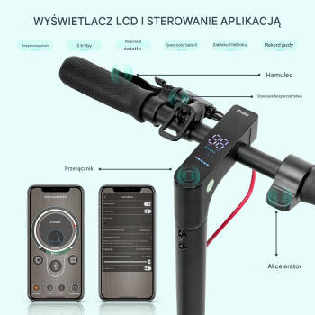Hulajnoga Elektryczna iScooter i9, Silnik 350W Akumulator 7,5Ah