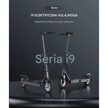 Hulajnoga Elektryczna iScooter i9, Silnik 350W Akumulator 7,5Ah