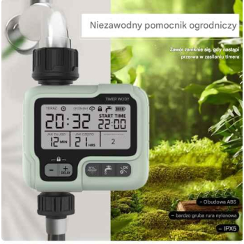 Sterownik automatyczny nawadniania na kran Cyfrowy programator HCT-322