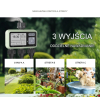 Sterownik automatyczny nawadniania 3 sekcje na kran LCD Programator czasu HCT-378