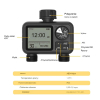 Sterownik automatyczny nawadniania 2 sekcje na kran LCD Programator czasu HCT-M06