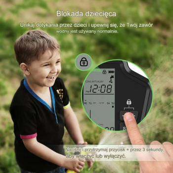 Sterownik automatycznego nawadniania na kran WiFi Awatto Tuya i Smart Life SWT60