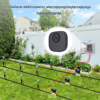 Sterownik nawadniania Ogrodu WiFi Tuya 16 STREF z zasilaczem