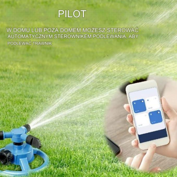 Sterownik nawadniania Ogrodu 6 STREF WiFi Tuya Smart Z ZASILACZEM