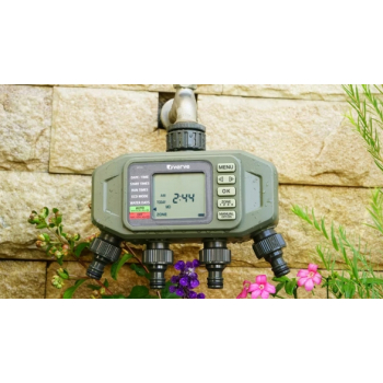 Sterownik automatyczny nawadniania 4 sekcje na kran LCD Programator czasu Verve