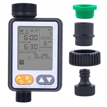 Sterownik automatyczny nawadniania z czujnikiem deszczu WT05 na kran LCD