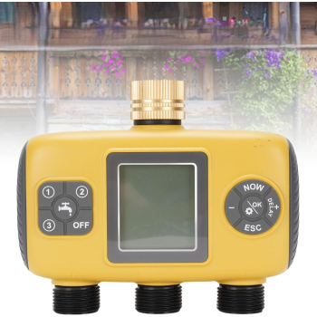 Sterownik automatyczny nawadniania 3 sekcje na kran LCD Programator czasu YZD06