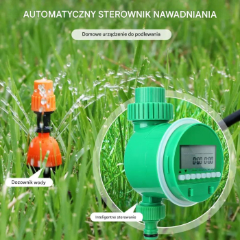 Sterownik automatyczny nawadniania na kran cyfrowy programator LCD