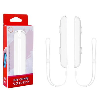 Pasek uchwyt na rękę nadgarstek Joy-Con Strip Strap Switch - 2 szt. Biały
