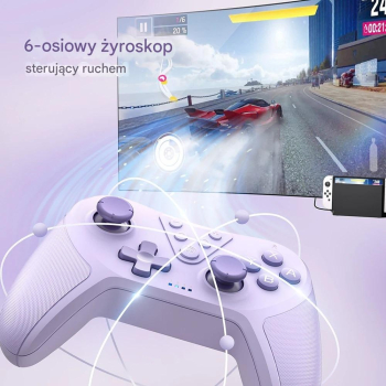Pad / Kontroler do Nitendo Switch Bluetooth T37 Fiolet