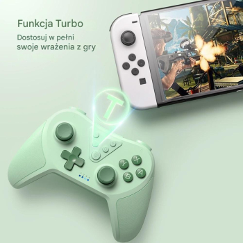Pad / Kontroler do Nitendo Switch Bluetooth T37 Zielony