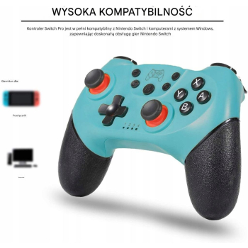 Pad / Kontroler do Nitendo Switch Bluetooth N-SL Green