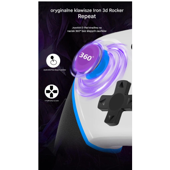 Pad / Kontroler do Nitendo Switch Bluetooth T-S103 Biały