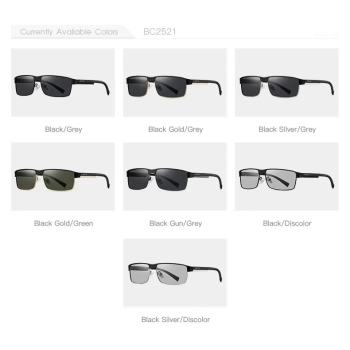 Okulary Przeciwsłoneczne BARCUR BC2521 Silver Gray