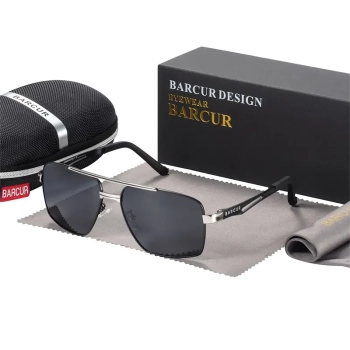 Okulary Przeciwsłoneczne BARCUR BC8035 Silver Grey