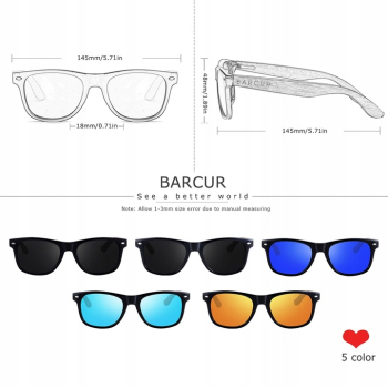 Okulary Przeciwsłoneczne BARCUR BC8700 Brown