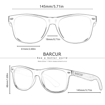 Okulary Przeciwsłoneczne BARCUR BC8700 Gloss Black
