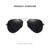 Okulary Przeciwsłoneczne BARCUR BC8721 Gold Gray