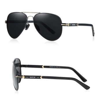 Okulary Przeciwsłoneczne BARCUR BC8721 Gold Gray