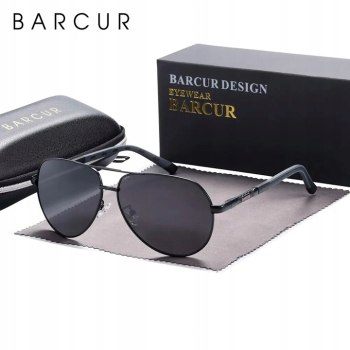 Okulary Przeciwsłoneczne BARCUR BC8768 Black Gray