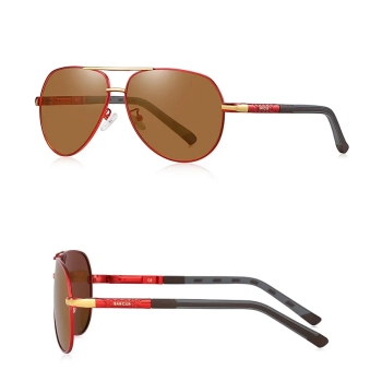 Okulary Przeciwsłoneczne BARCUR BC8768 Red Gray