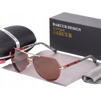 Okulary Przeciwsłoneczne BARCUR BC8768 Red Tea