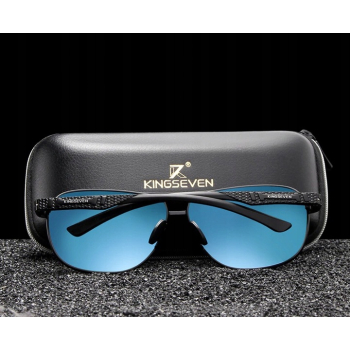 Okulary Przeciwsłoneczne KINGSEVEN N7188 Black Blue
