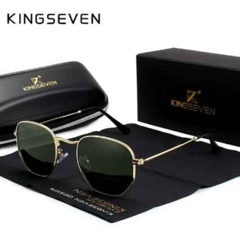 Okulary Przeciwsłoneczne KINGSEVEN N7548 Gold Green