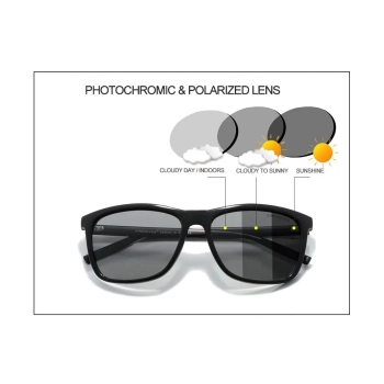 Okulary Przeciwsłoneczne KINGSEVEN N7557 Black Photochromic