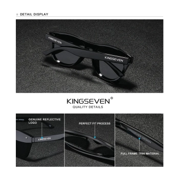 Okulary Przeciwsłoneczne KINGSEVEN N756 Black