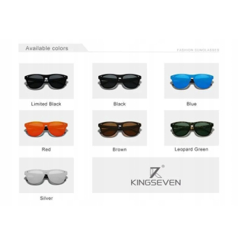 Okulary Przeciwsłoneczne KINGSEVEN N756 Silver