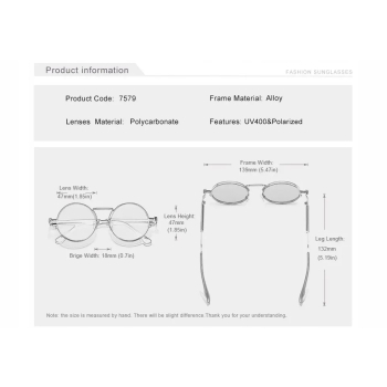 Okulary Przeciwsłoneczne KINGSEVEN N7579 Black Photochromic