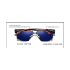 Okulary Przeciwsłoneczne KINGSEVEN N7719 Gun Photochromic
