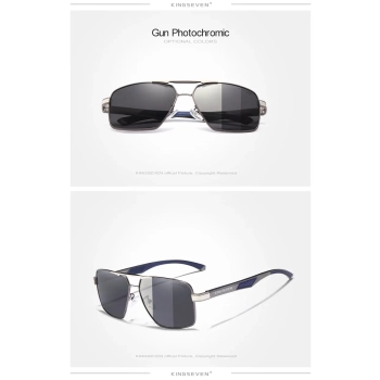 Okulary Przeciwsłoneczne KINGSEVEN N7719 Gun Photochromic