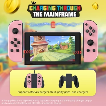 Joy-Con / Kontroler do Nintendo Switch Pink Zestaw 2 szt. LED