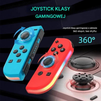 Joy-Con / Kontroler do Nintendo Switch Red/Blue Zestaw 2 szt. LED