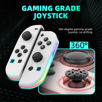 Joy-Con / Kontroler do Nintendo Switch Biały Zestaw 2 szt. LED