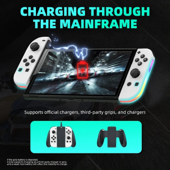 Joy-Con / Kontroler do Nintendo Switch Biały Zestaw 2 szt. LED