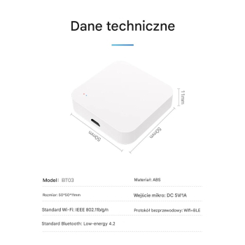 Centrala sterująca bramka Bluetooth Gateway BT03