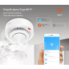 Czujnik Detektor dymu TUYA WiFi Bezprzewodowy Sygnalizacja Na Telefon