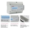 Licznik Energii Prądu 3 Fazy EA7321C-BI do 80A TUYA WiFi Dwu-kierunkowy