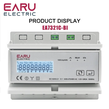 Licznik Energii Prądu 3 Fazy EA7321C-BI do 80A TUYA WiFi Dwu-kierunkowy